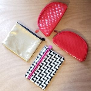 Lot of 4 Ipsy Makeup Bags